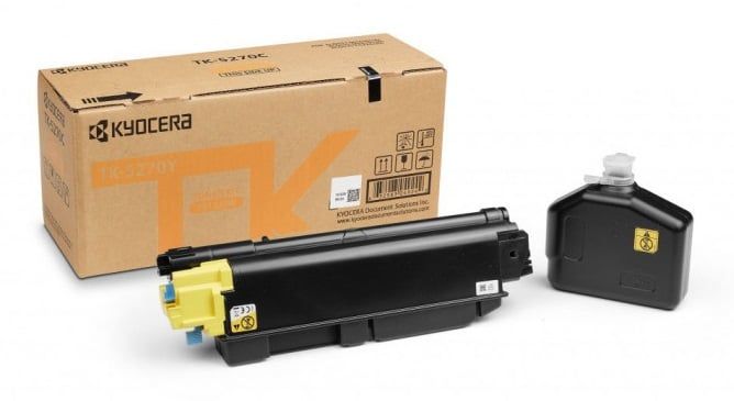 Kyocera Original TK-5270Y Yellow Toner Cartridge 1T02TVANL0